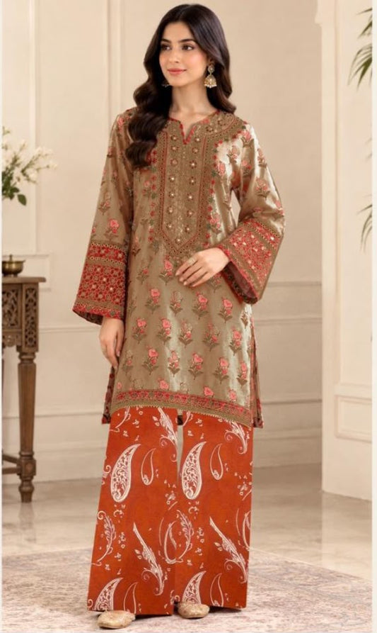 MARIA.B DHANAK COLLECTION 3PC HIT CODE