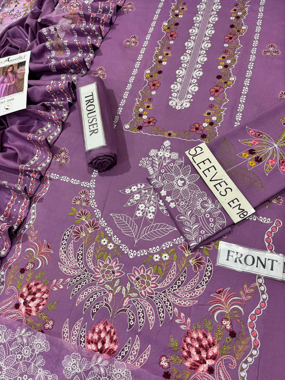 ANEELAS DHANAK COLLECTION 3PC HIT CODE