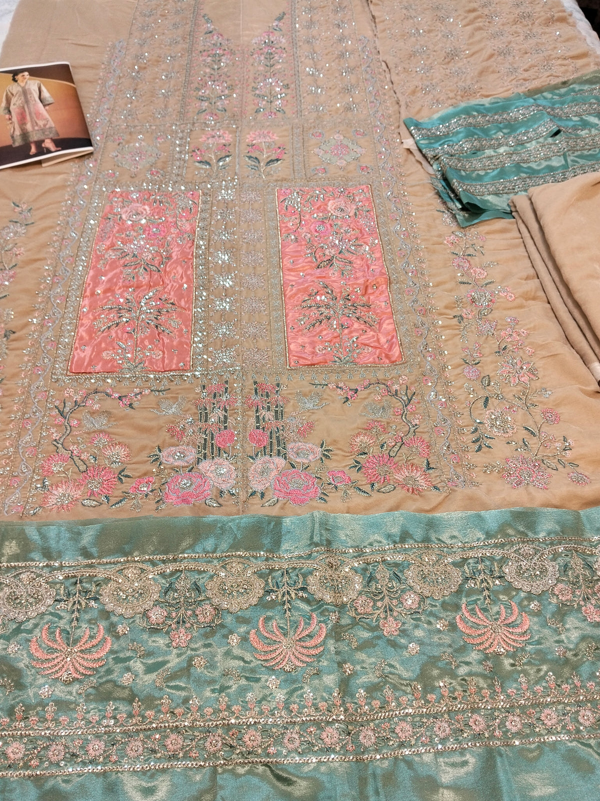 Ethnc Embroided Micro Velvet 2pc Hit Code E1210