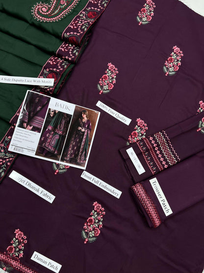 BATIK DHANAK COLLECTION 3PC HIT CODE 1377