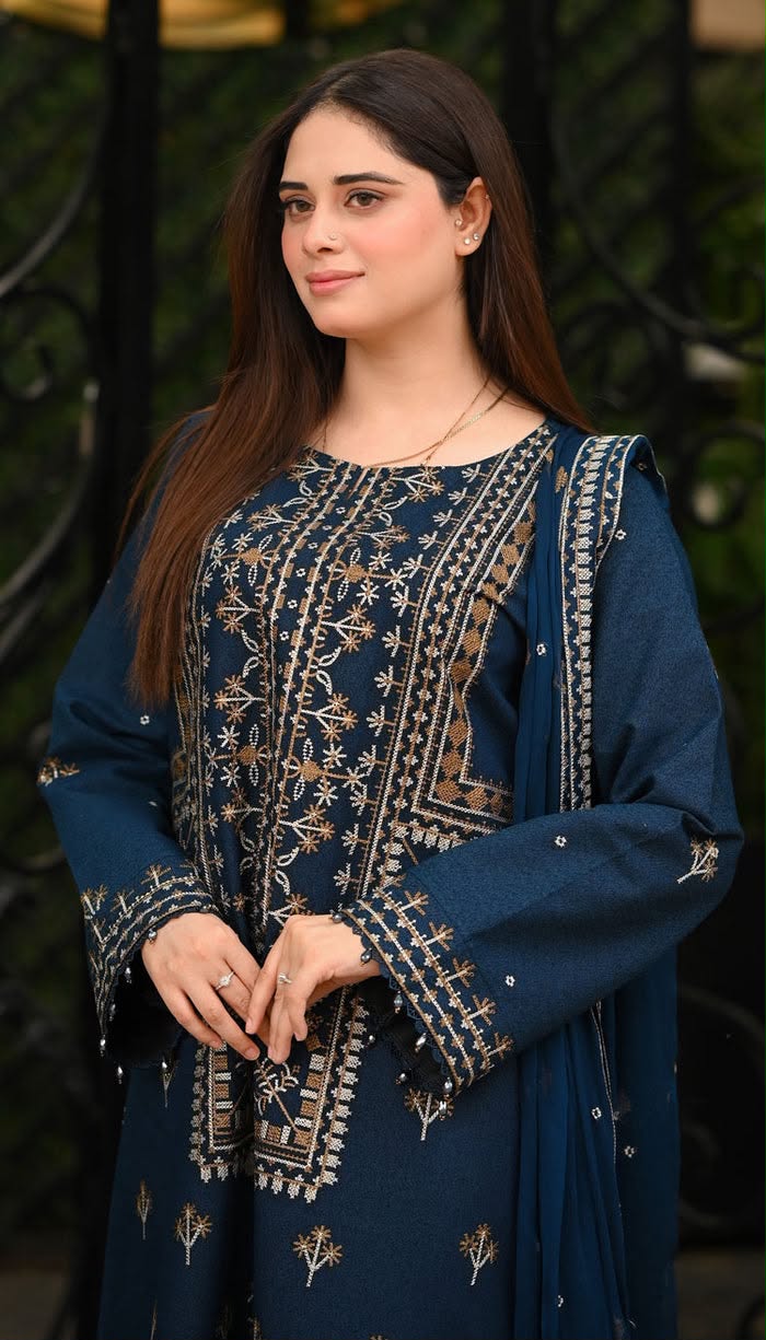 BATIK DHANAK COLLECTION 3PC HIT CODE 6527