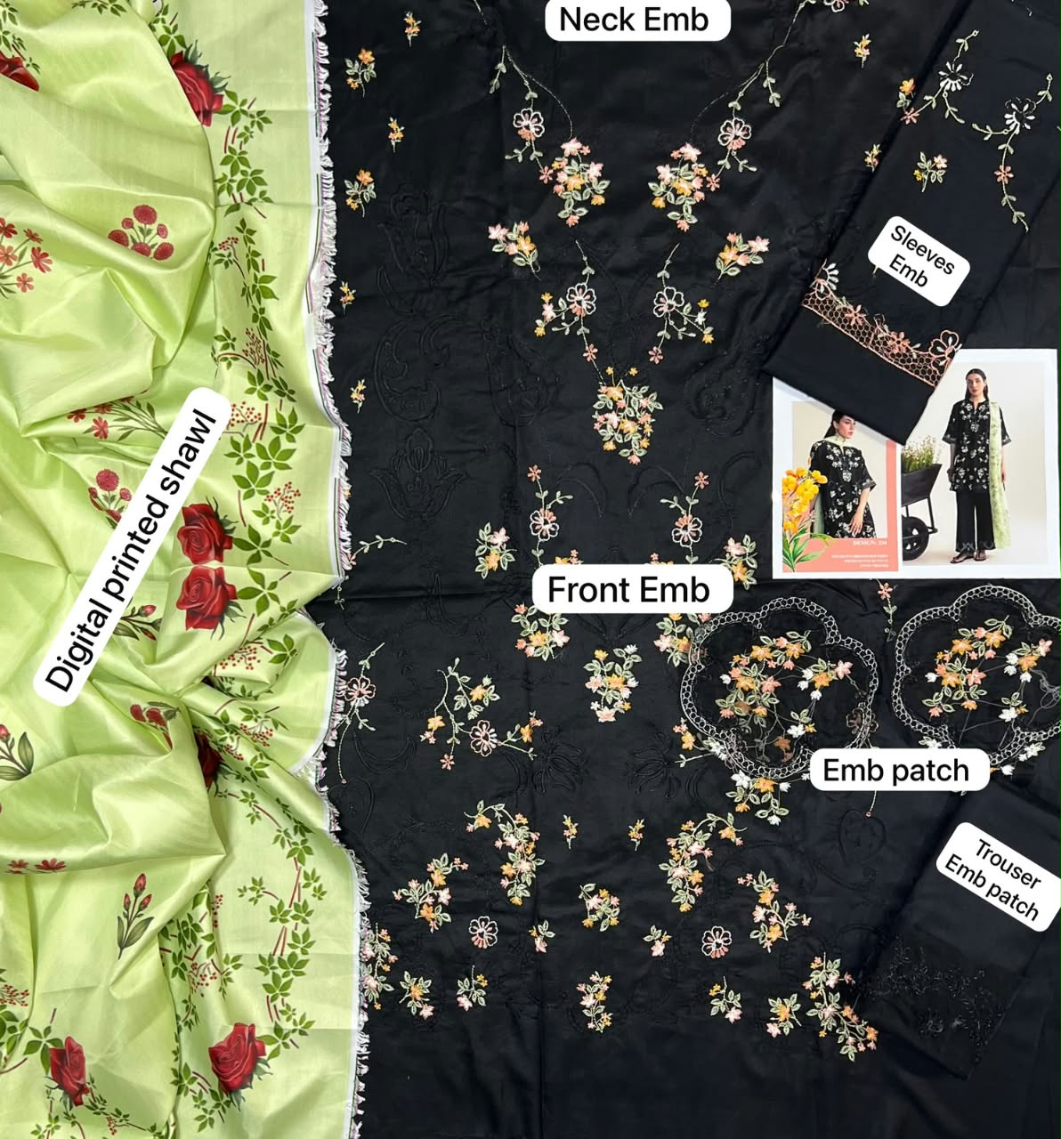 ZARA SHAH JAHAN DHANAK COLLECTION 3PC HIT CODE