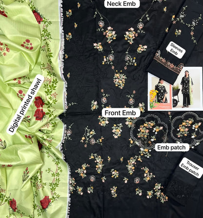ZARA SHAH JAHAN DHANAK COLLECTION 3PC HIT CODE
