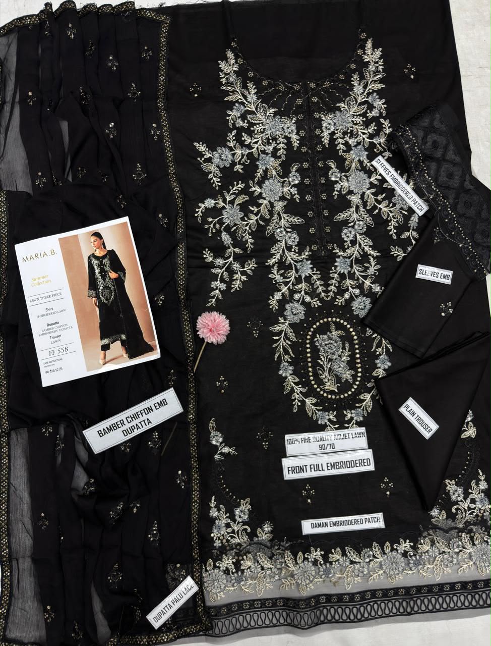_MARIA B 558 Summer Collection 3pc Hit Code