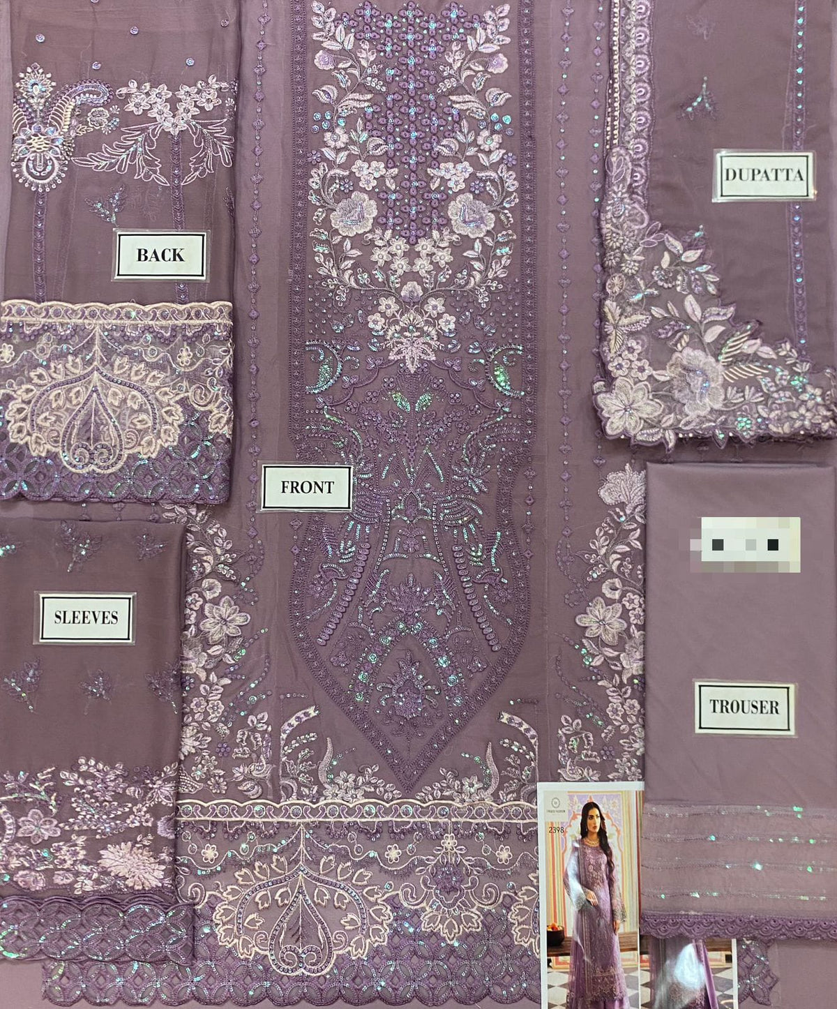 RAMSHA CHIFFON COLLECTION 3PC HIT CODE