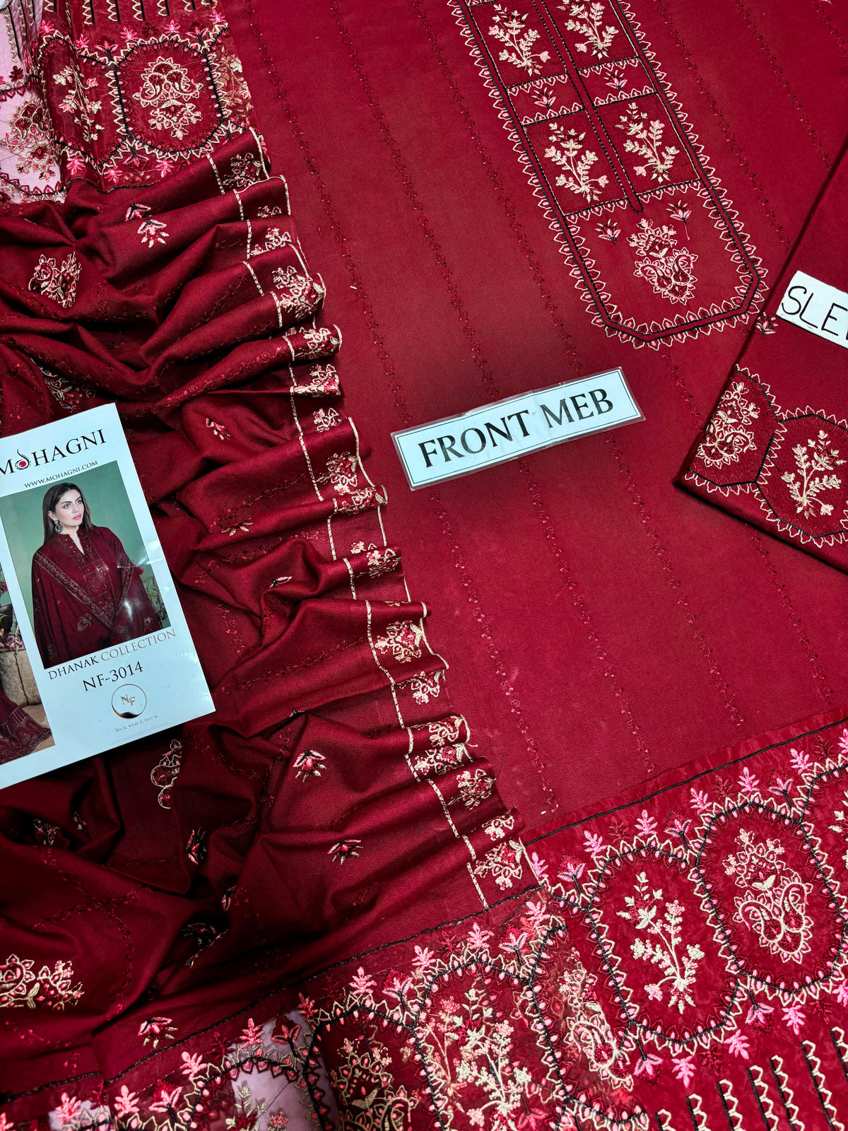 MOHAGNI WINTER DHANAK COLLECTION 3PC HIT CODE