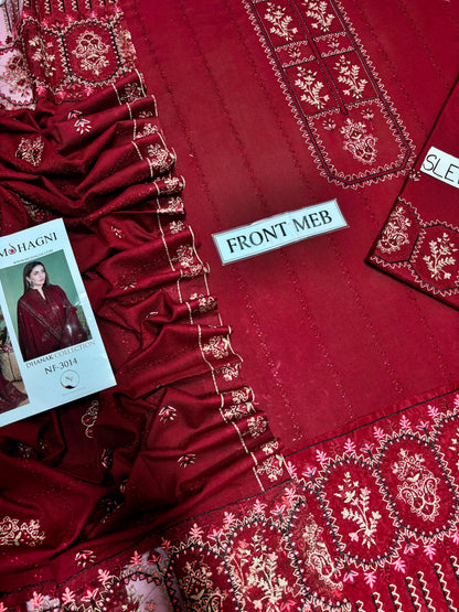 MOHAGNI WINTER DHANAK COLLECTION 3PC HIT CODE