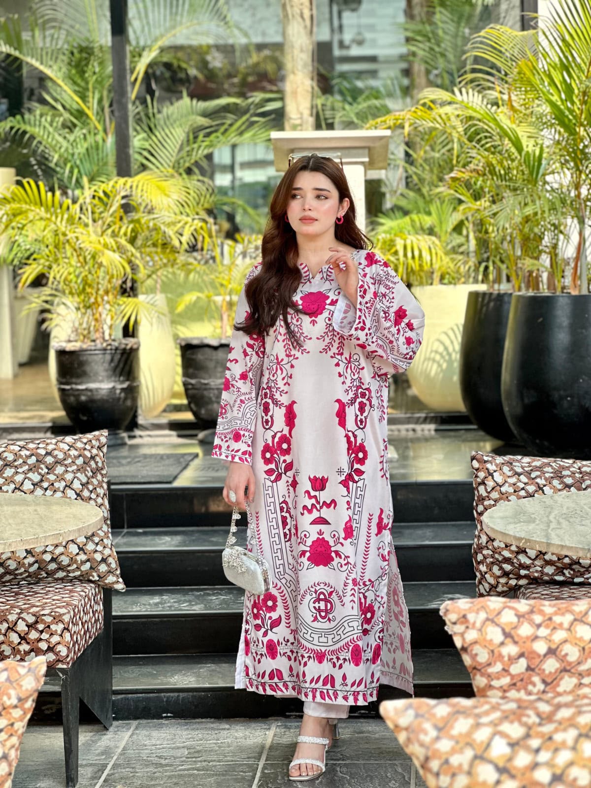 ANEELAS SILK PRINT HIT CODE 3PC