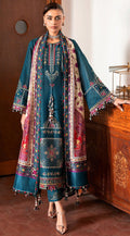 Jazmin karandi hit code 3pc Embroided dress