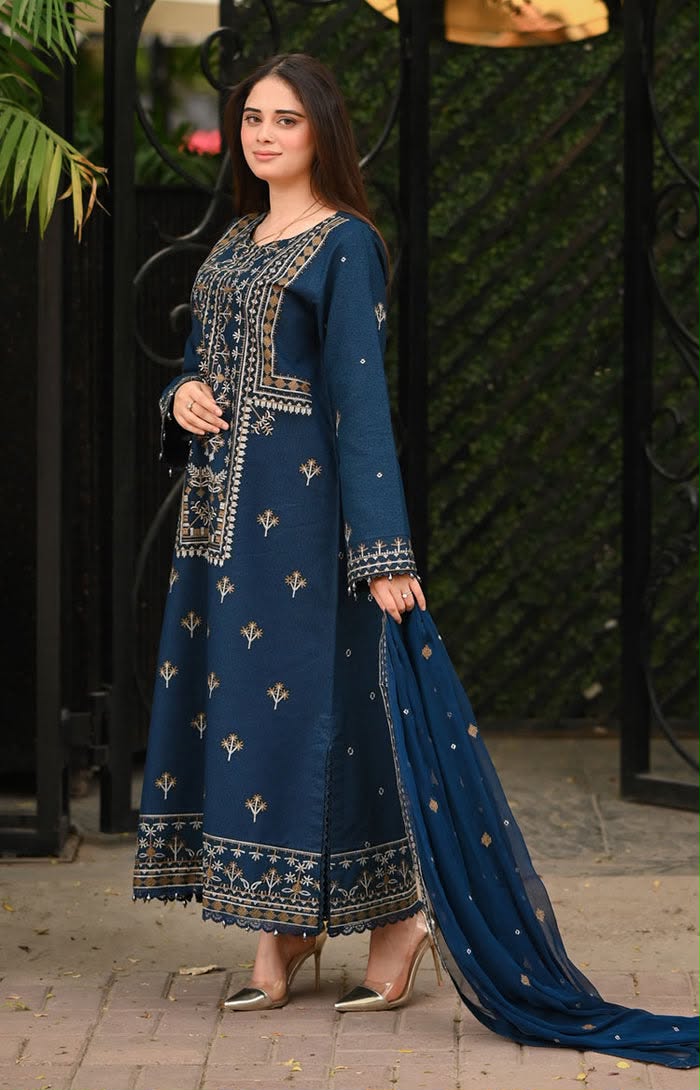 BATIK DHANAK COLLECTION 3PC HIT CODE 6527
