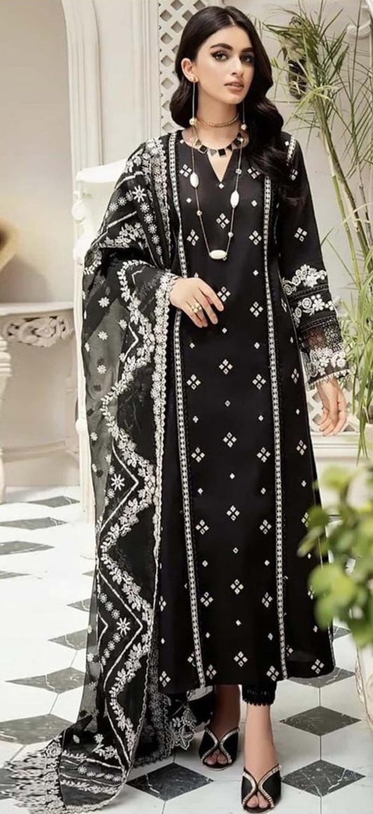 ETHNIC DHANAK COLLECTION 3PC HIT CODE