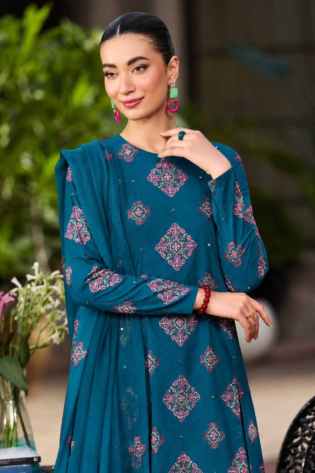 BAREEZE LUXURY DHANAK COLLECTION 3PC HIT CODE 6188