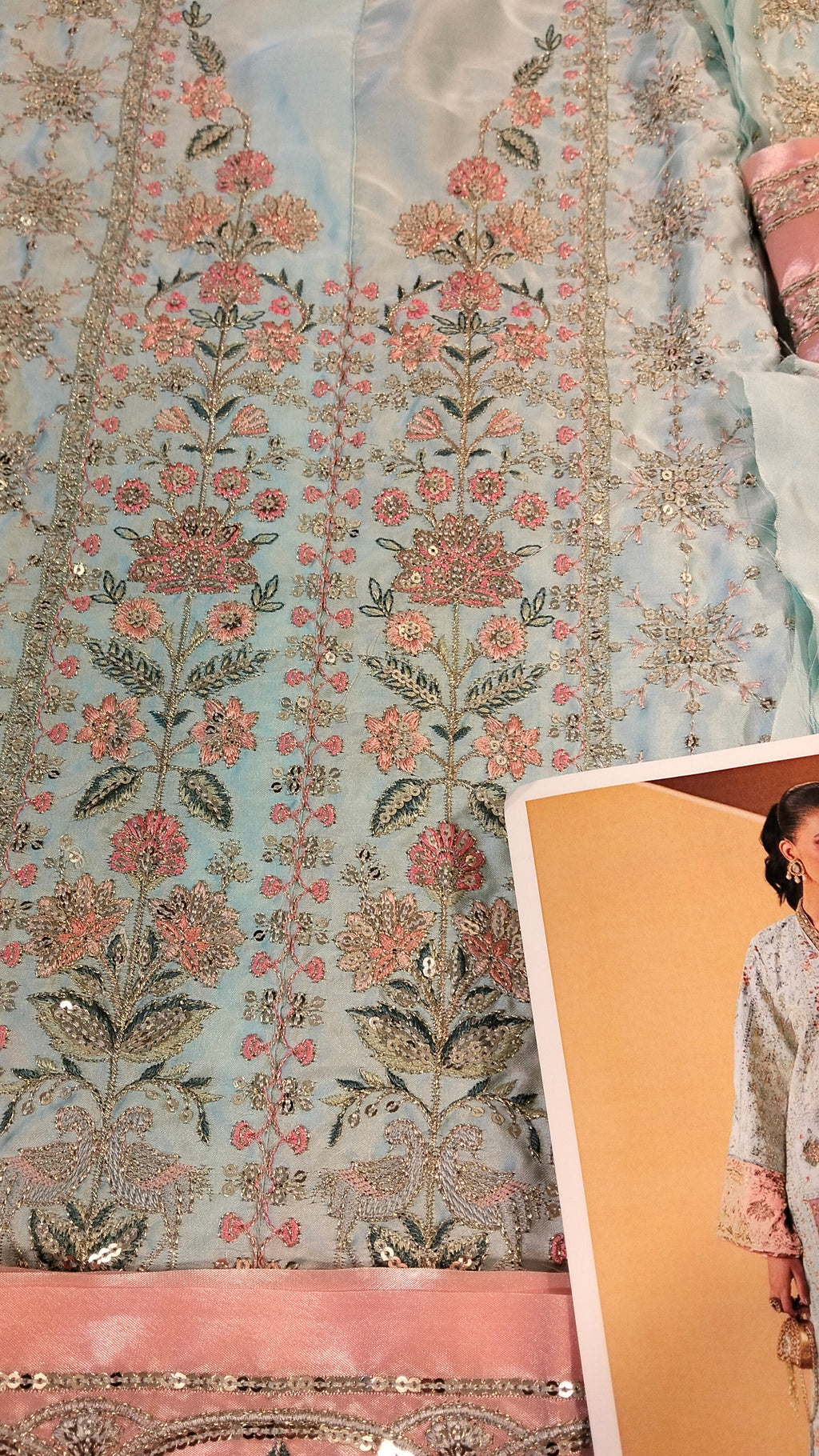 Ethnic Hit code silk print 2pc