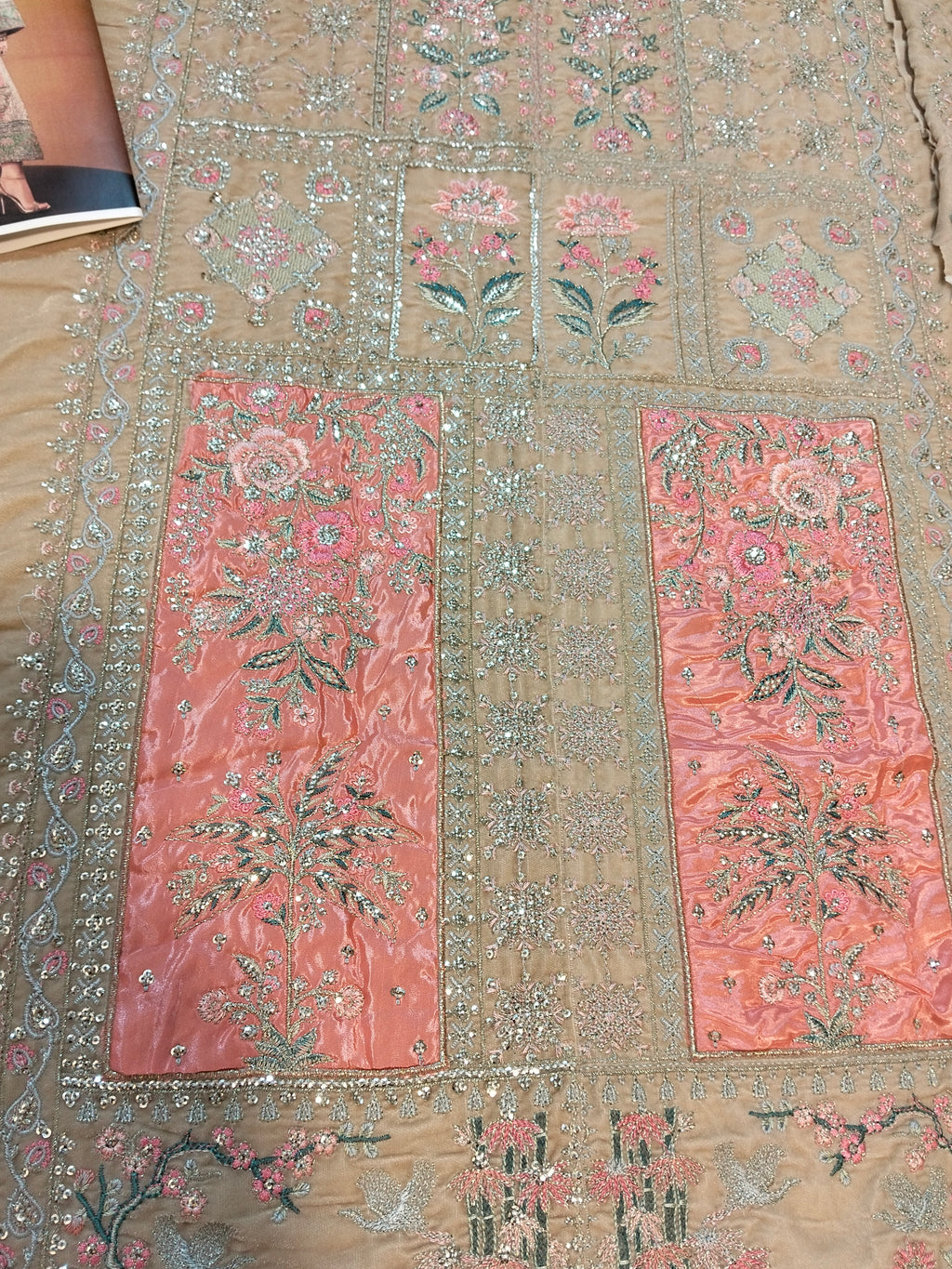 Ethnc Embroided Micro Velvet 2pc Hit Code E1210