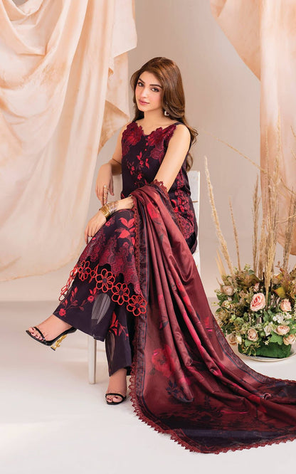 MARIA.B LUXURY LINEN PRINT COLLECTION 3PC HIT CODE