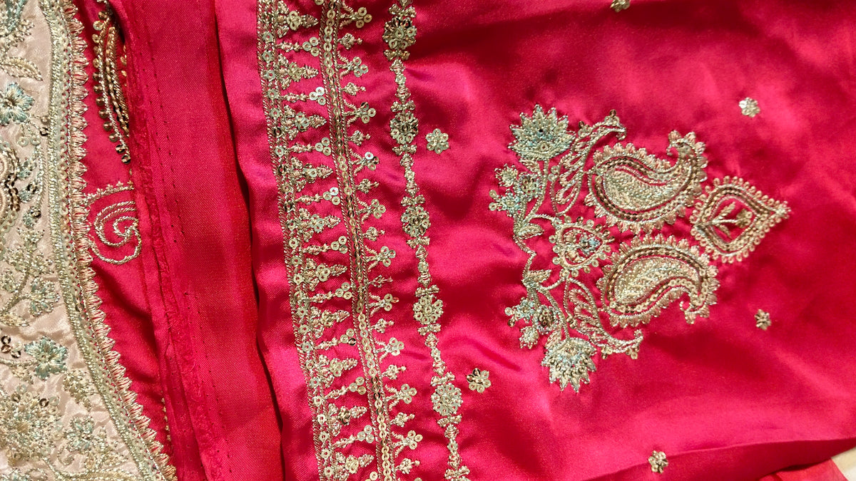 Ethnic Embroided Silk 2pc Hit Code with Farshi Shalwar