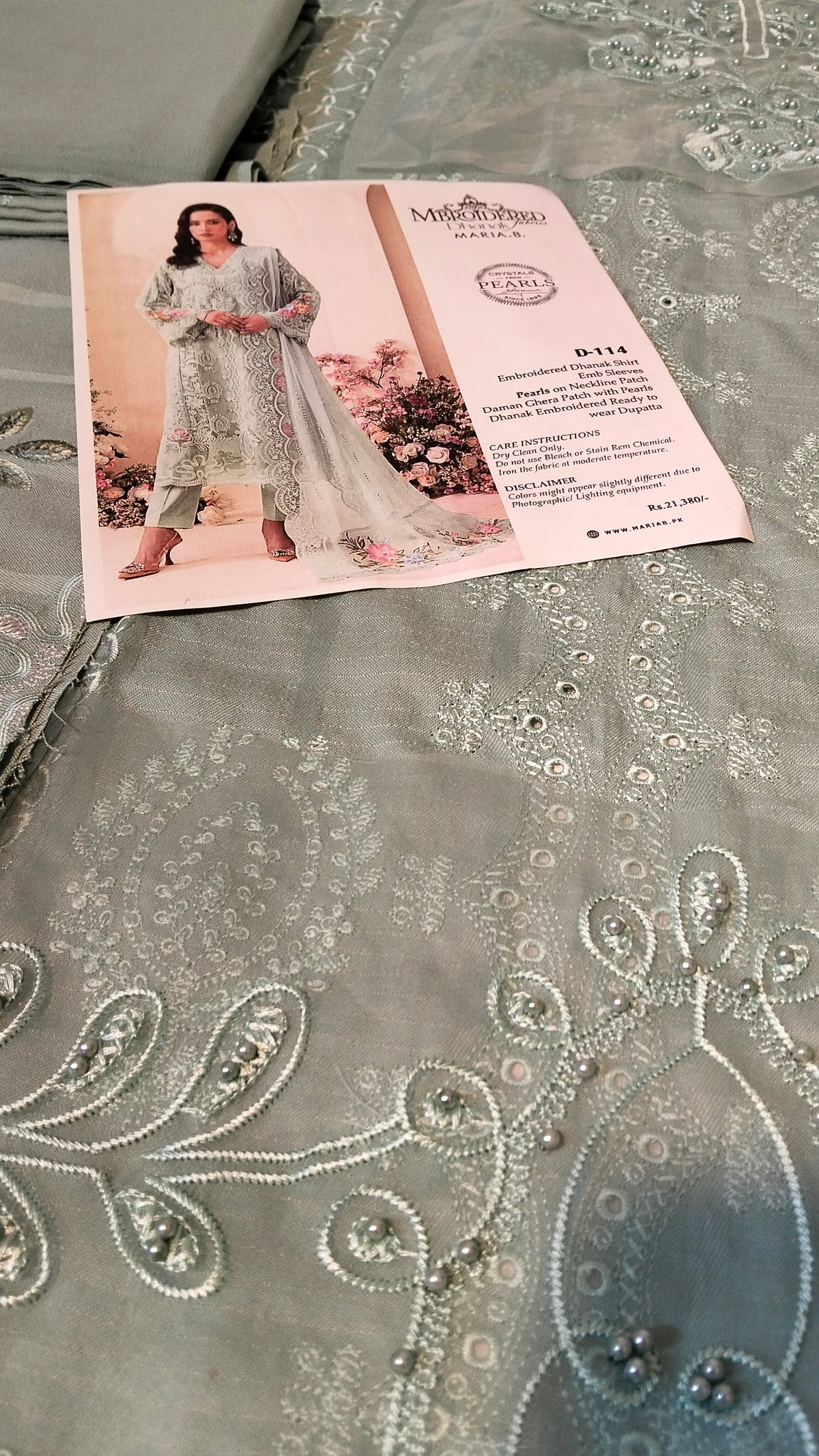 Maria.b Dhanak Collection 3pc Hit code