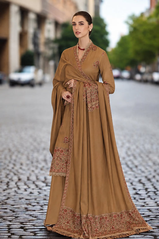 BAREEZE LUXURY WINTER COLLECTION 3PC HIT CODE 9019 HEAVY EMBROIDED