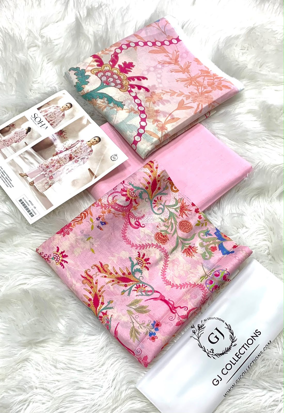 *SOHA BY GUL-JEE PRINT LAWN 3PC