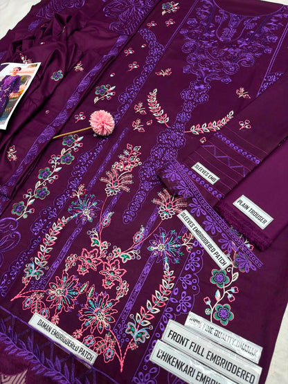 MAHNUR DHANAK COLLECTION 3PC HIT CODE