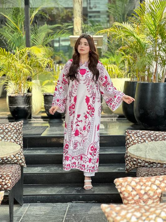 ANEELAS SILK PRINT HIT CODE 3PC