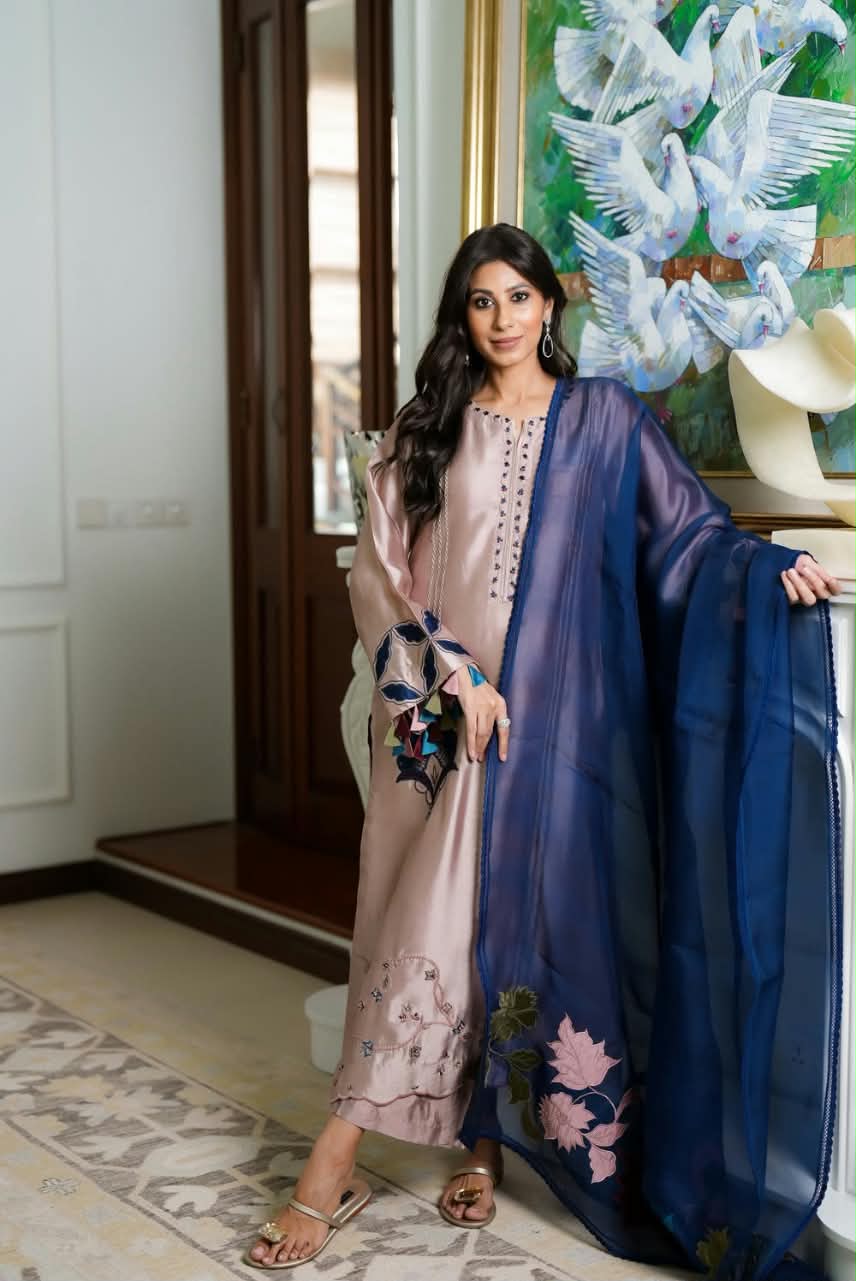 FAIZA REHMAN LUXURY SILK PRINT COLLECTION 3PC HIT CODE