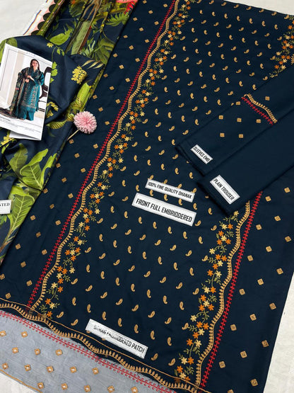 SOBIA NAZIR LUXURY DHANAK COLLECTION 3PC HIT CODE 3052