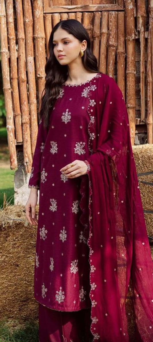 GULAAL DHANAK WINTER COLLECTION 3PC HIT CODE