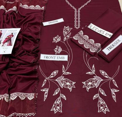 BAROQUE LUXRY DHANAK COLLECTION 3PC HIT CODE