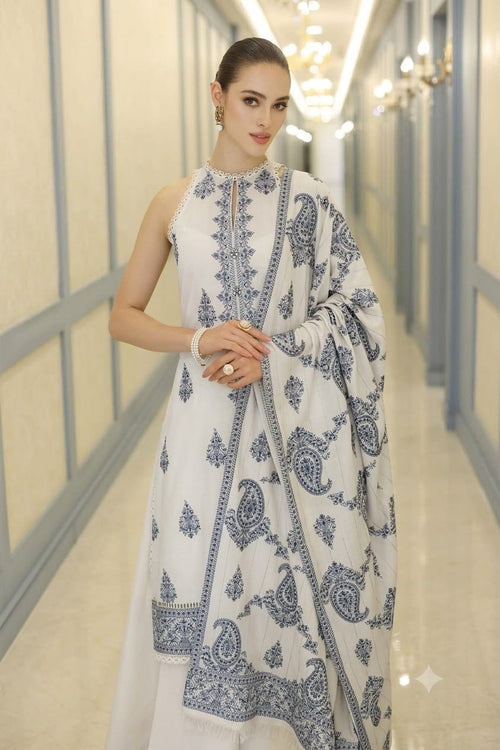 BAREEZE Luxury Dhanak Collection 3PC – Hit Code