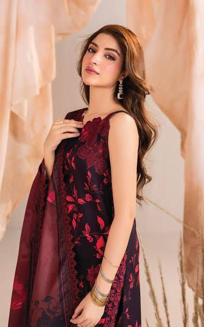 MARIA.B LUXURY LINEN PRINT COLLECTION 3PC HIT CODE