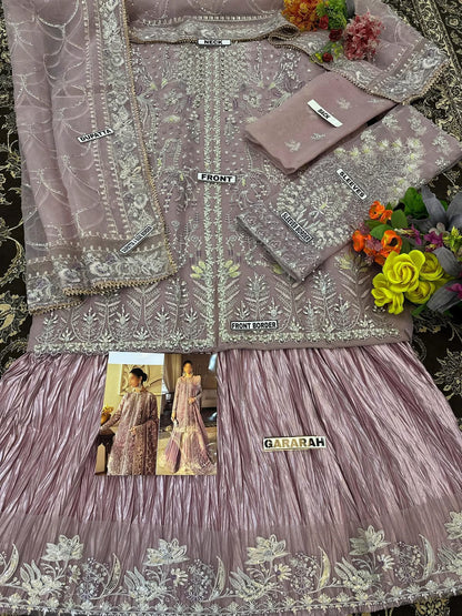 SORAYA ORGANZA WEEDING WEAR 3PC HIT CODE