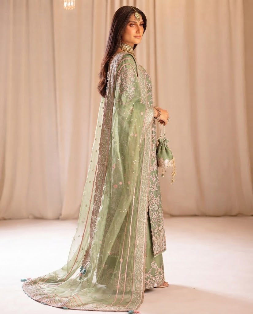 Tabiya Raw Silk 3PC Dress – Raw Silk | Wedding Wear