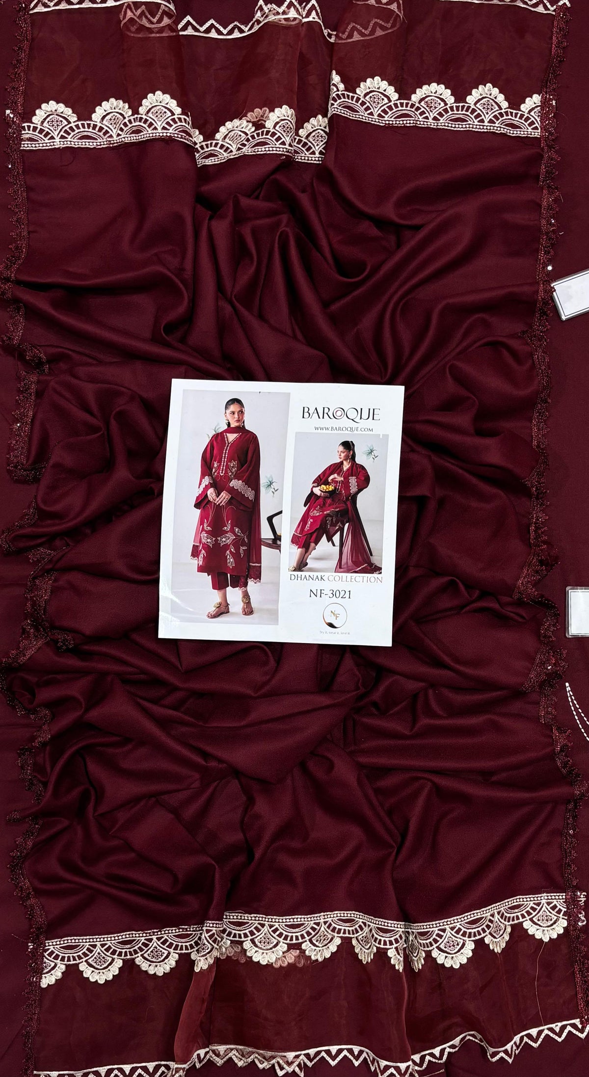 BAROQUE LUXRY DHANAK COLLECTION 3PC HIT CODE