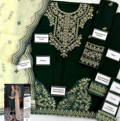 CHARIZMA CHIFFON COLLECTION 3PC HIT CODE
