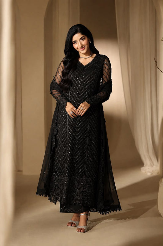 LAAM FROCK STYLE LUXURY CHIFFON COLLECTION 3PC HIT CODE