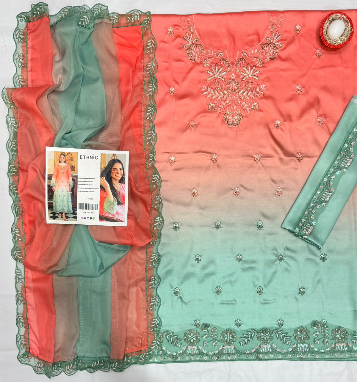 ETHNIC Luxury Embroidery Silk Collection_