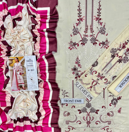 MARIA.B LUXURY DHANAK COLLECTION 3PC HIT CODE
