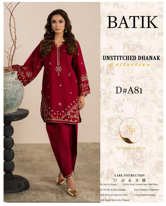 BATIK DHANAK COLLECTION 3PC HIT CODE