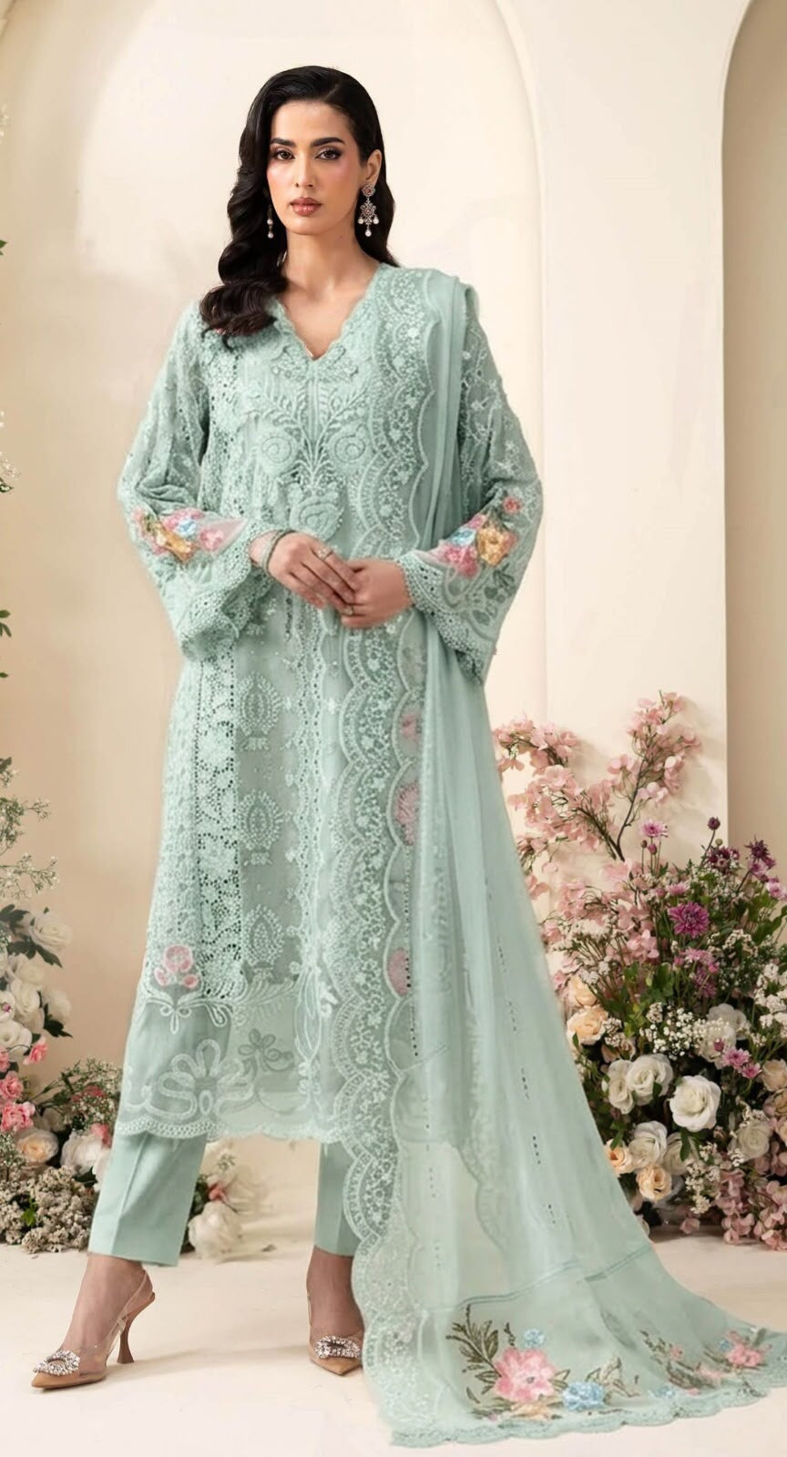 Maria.b Dhanak Collection 3pc Hit code