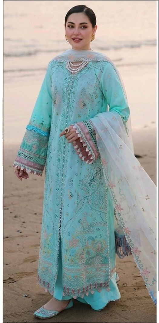 QALAMKAR LUXURY DHANAK COLLECTION 3PC HIT CODE 9028