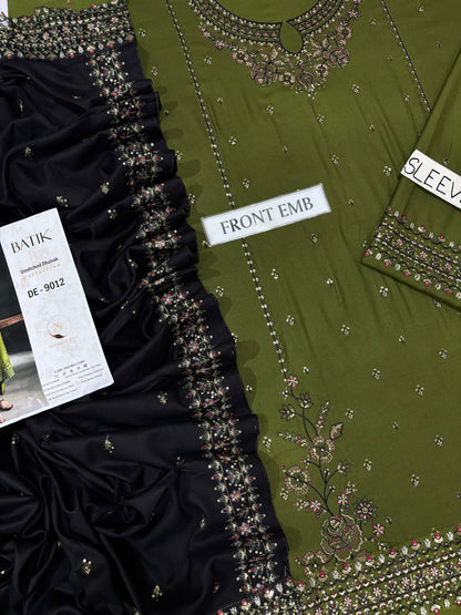 BATIK DHANAK COLLECTION 3PC HIT CODE