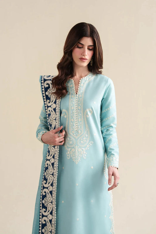 ZAIB DHANAK COLLECTION 3PC HIT CODE 9024