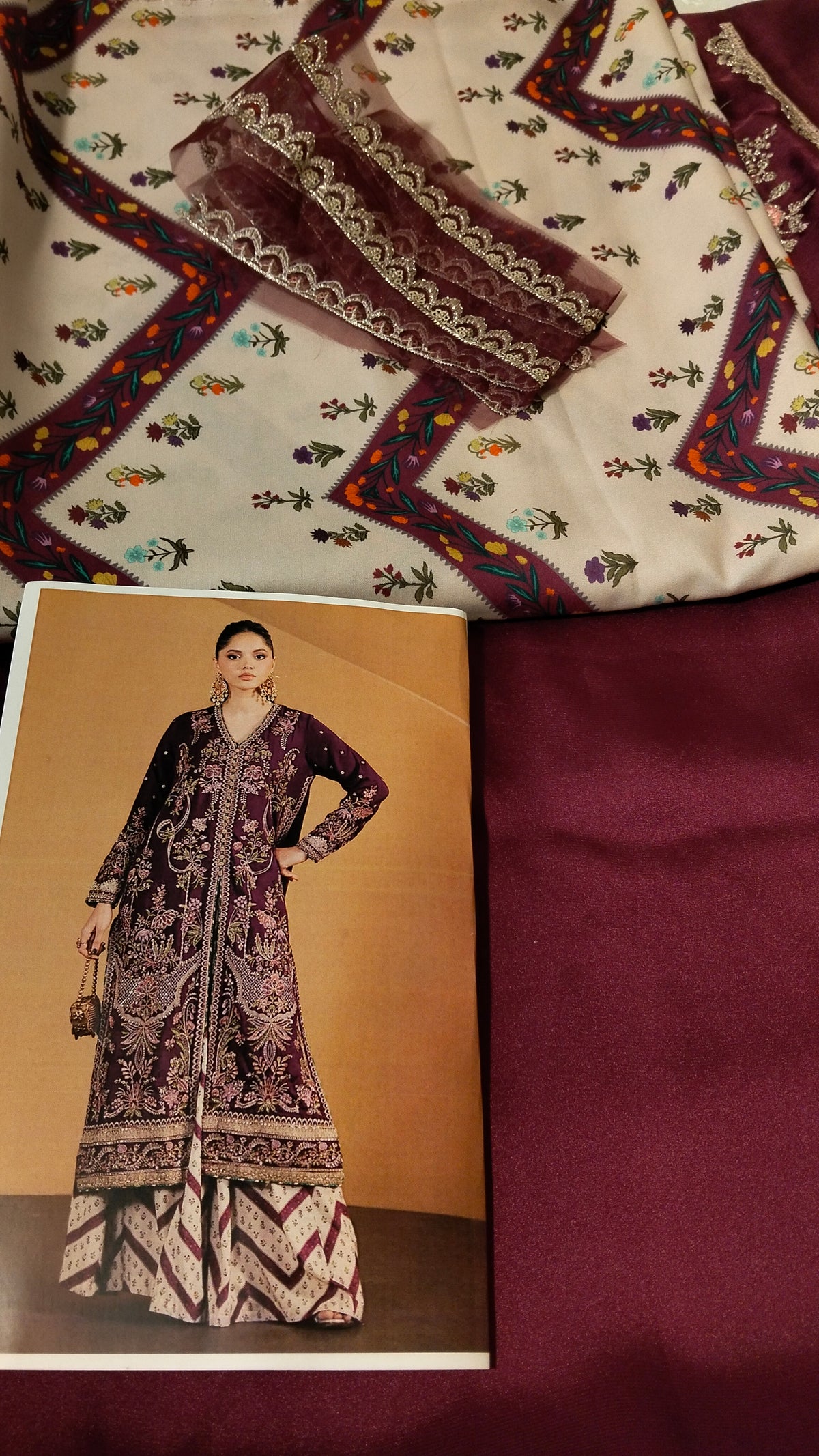 Ethnic Silk print 2pc Hit code E1212