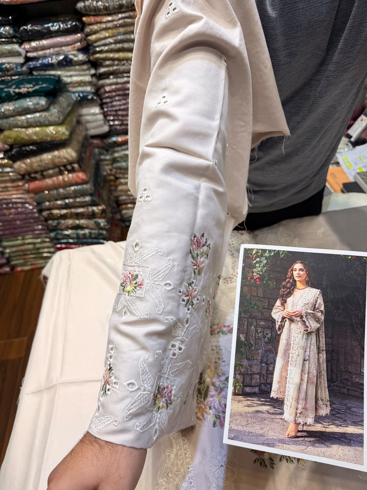 ELAF LUXURY DHANAK COLLECTION 3PC HIT CODE