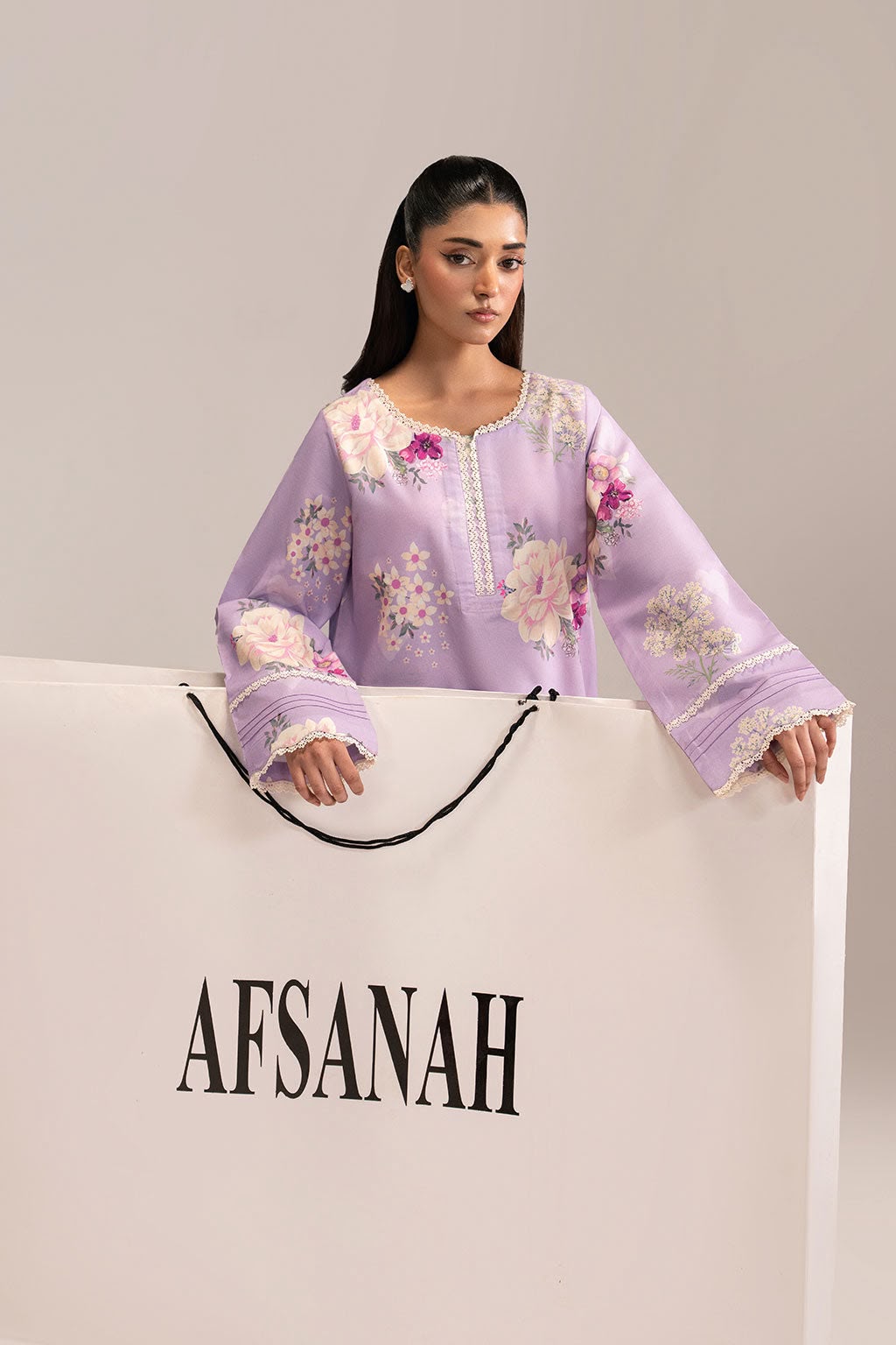 AFSANAH SILK PRINT 2PC HIT CODE