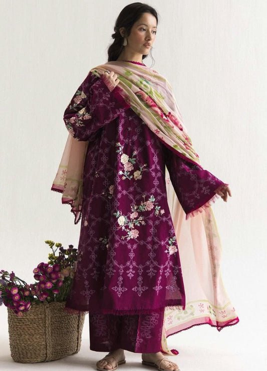 ZARA SHAH JAHAN DHANAK COLLECTION 3PC HIT CODE