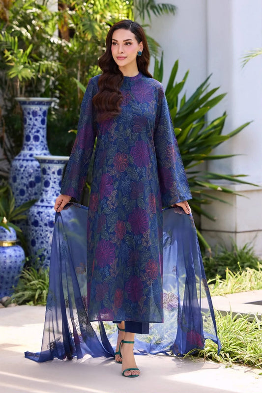 BAREEZE LUXURY DHANAK COLLECTION 3PC HIT CODE 6189