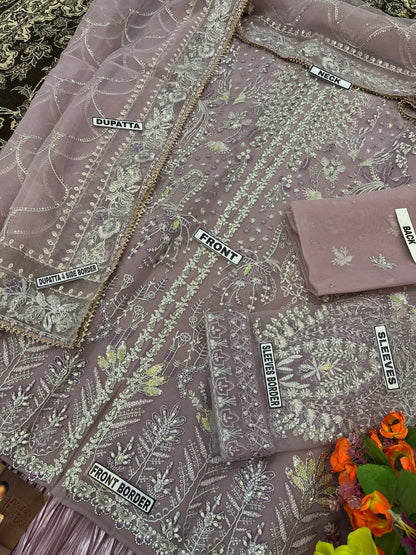 SORAYA ORGANZA WEEDING WEAR 3PC HIT CODE