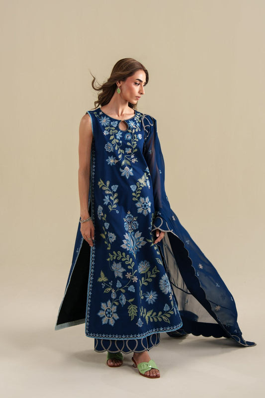 ZAIB DHANAK COLLECTION 3PC HIT CODE 6186